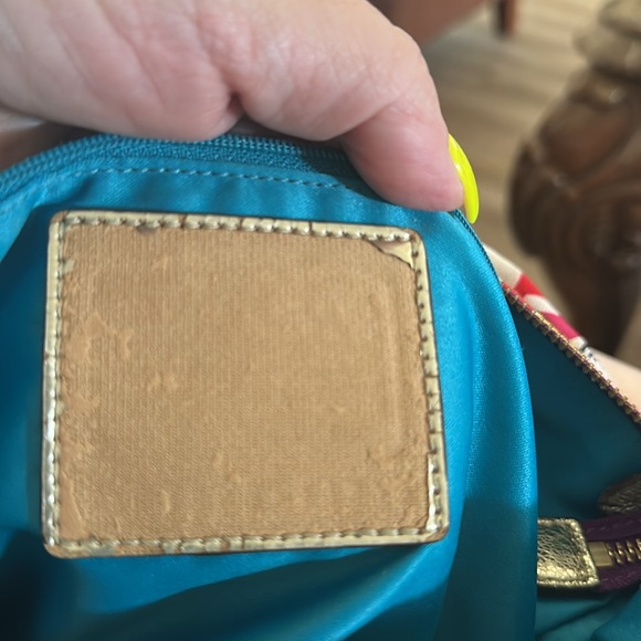 Coach Poppy Pop C Graffiti Signature Multi Poppy Glam C Tote - Picture 9 of 9